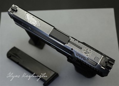 Canik TP9 SF 3D Göktürkçe Türk Yazısı - Kurt - Teşkilat Logo - Ay yıldız Desen