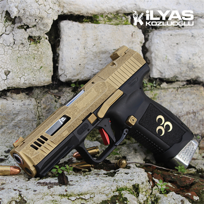 Canik TP9 Sarı Renk Kaplama & Gravür