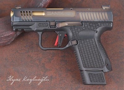 Canik TP9 Sub Elite Yanık Füme Titanyum - Sport Modifiye - Polimer Desen