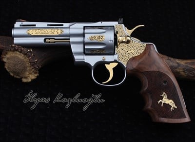 Colt Python 357 Magnum Füme Titanyum