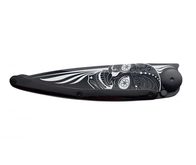 DEEJO BLACK TATTOO LATINO SKULL 37 Gr. ÇAKI