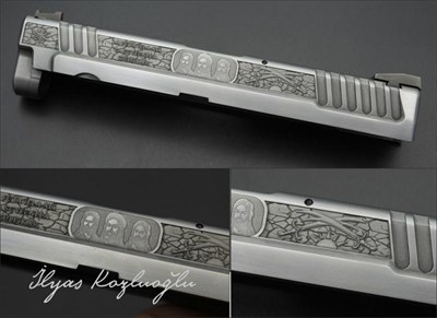 HS XD9 Hz.Ali Zülfikar 3D Gravür & Titanyum Kaplama