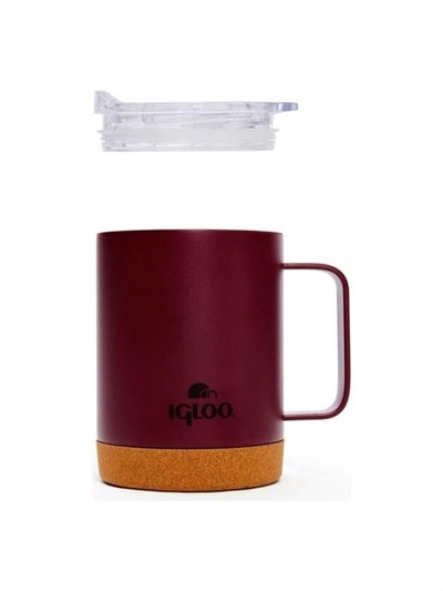 Igloo Cork Mug 350 ml Kırmızı Termos