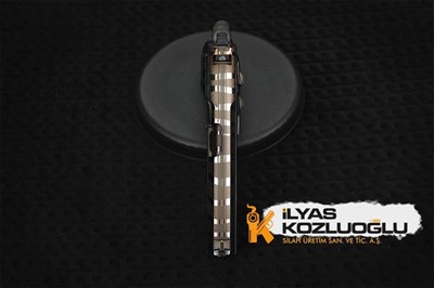 Jericho 941F Kaplan Desen - Koyu Yanık Füme Titanyum Kaplama