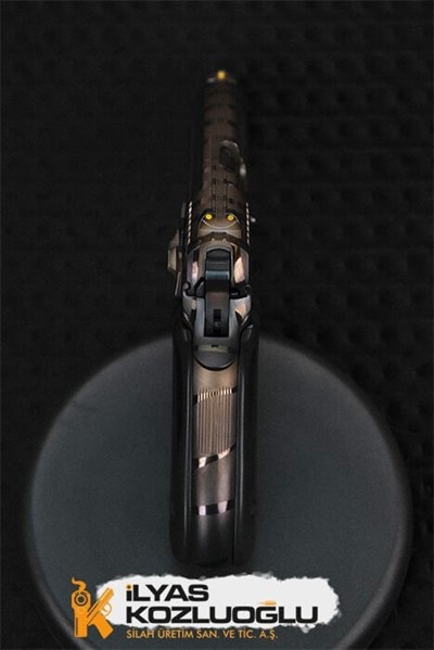 Jericho 941F Kaplan Desen - Koyu Yanık Füme Titanyum Kaplama