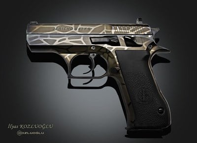 Jericho 941FS Desenli Kaplama