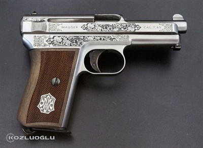 Mauser 7.65 Titanyum Kaplama & Ful Gravür Desen