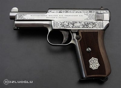Mauser 7.65 Titanyum Kaplama & Ful Gravür Desen