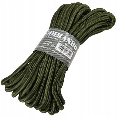 Miltec Od 9mm 15m Commando Rope İp