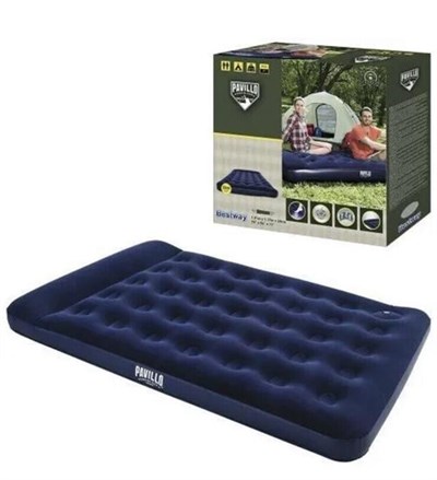 Pavillo Jr Full 191/137/28cm Pompalı Mavi Şişme Yatak