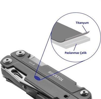 Rocktol Multı Tool 27 Fonksiyonlu Kılıflı