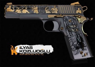 SIG SAUER 1911 - JOHN WICK Gravür - Füme Kaplama
