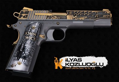 SIG SAUER 1911 - JOHN WICK Gravür - Füme Kaplama