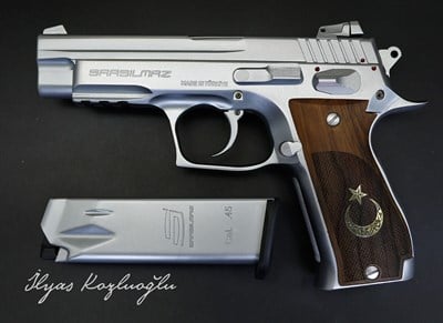 Sarsılmaz K2 45 - Mat Beyaz Krom Kaplama