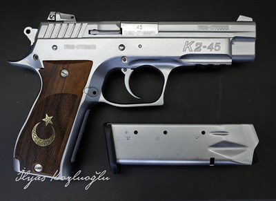 Sarsılmaz K2 45 - Mat Beyaz Krom Kaplama