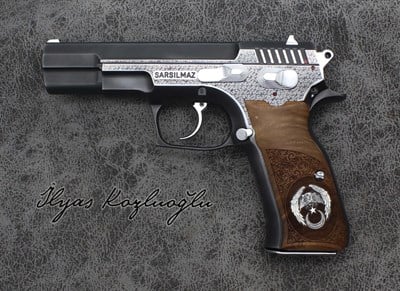 Sarsılmaz Kılınç 2000 Mega & English scroll Gravür