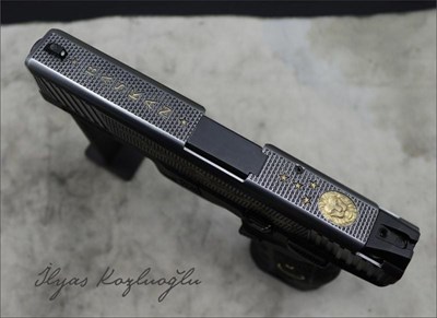 Sarsılmaz SAR9  Kartal Ay Yıldız Desen 3d Aslan Gravür
