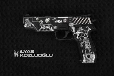 Sig Sauer P226S - Predator Gravür Çalışması