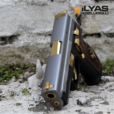 SıgSauer P226 Krom Kaplama & Sarı Parça