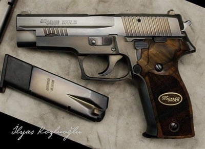 SıgSauer P226 Legion Logo & Yanık Füme Kaplama