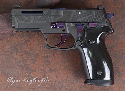 SıgSauer P229 Mermi Delikli Özel Modifiye & Özel Kaplama