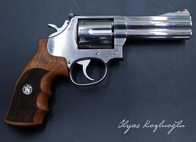 Smith Wesson 357 Paslanmaz Çelik Kaplama