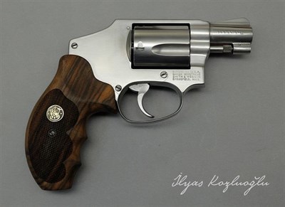 Smith&Wesson 38 Cal Kısa Beyaz Krom Kaplama