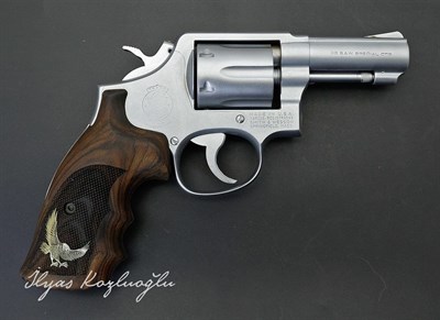 Smith&Wesson 38 Cal. Beyaz Krom Kaplama