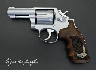 Smith&Wesson 38 Cal. Beyaz Krom Kaplama