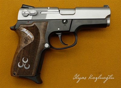 Smith&Wesson 5906 Siyah Beyaz Krom Kaplama