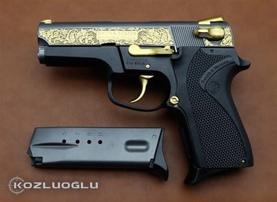 Smith&Wesson 6906  Gravür & Titanyum Kaplama