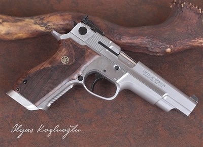 Smith&Wesson Target Mat Beyaz Krom Kaplama