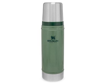 Stanley 0.47L Classic Legendary Bottle Hammertone Termos Yeşil
