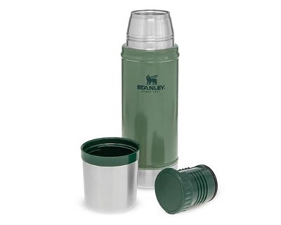 Stanley 0.47L Classic Legendary Bottle Hammertone Termos Yeşil