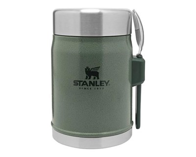 Stanley Klasik Paslanmaz Çelik Yemek Termosu Kaşıklı 0,40 LT Yeşil