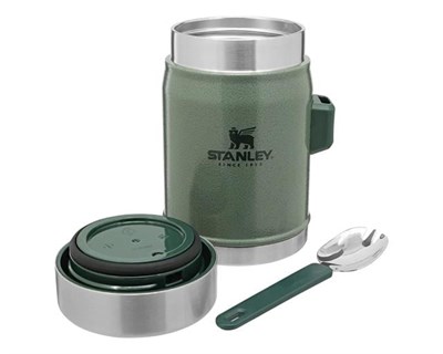 Stanley Klasik Paslanmaz Çelik Yemek Termosu Kaşıklı 0,40 LT Yeşil