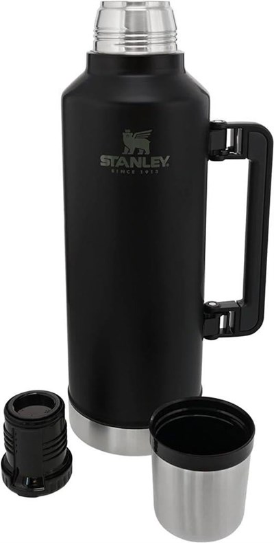 Stanley Klasik Vakumlu 2.3 Litre Çelik Termos - Siyah