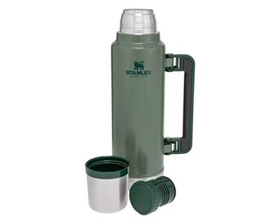 Stanley The Quıck-Flıp Water Bottle Paslanmaz Çelik Termos 1 Lt Yeşil
