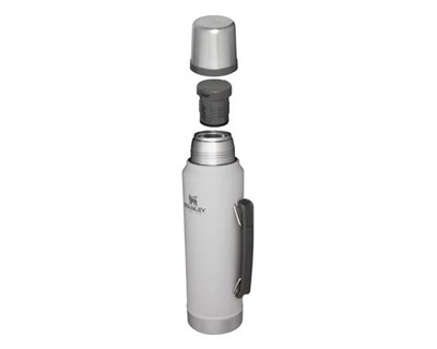 Stanley The Quıck-Flıp Water Bottle Paslanmaz Çelik Termos 1 Lt Beyaz