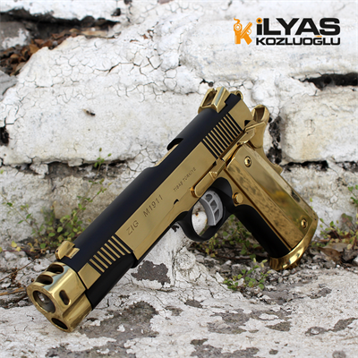 TİSAŞ Zig M1911 Gold & Mat Siyah Kaplama
