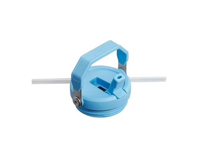 The IceFlow  Flip Straw Tumbler 0.89L / 30oz Mavi Çelik Termos
