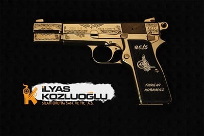 Tisaş ZIG 14 - Sade Gravür Çalışması- Parlak Sarı Titanyum Kaplama