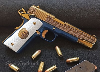 Tisaş ZIG M1911 Fenerbahçe FB desen & Titanyum ve Mavi Kaplama
