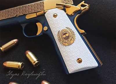 Tisaş ZIG M1911 Fenerbahçe FB desen & Titanyum ve Mavi Kaplama