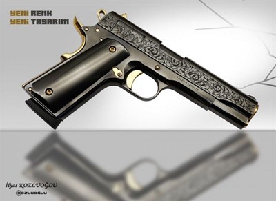 Tisaş ZIG M1911 Gravür - Kartallı Özel Çekme Kertiği