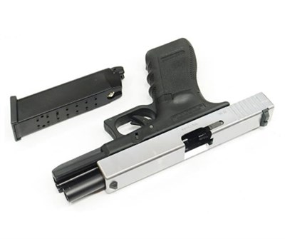 WE G17 GLOCK 17 Gen 3 Silver GBB Airsoft Tabanca