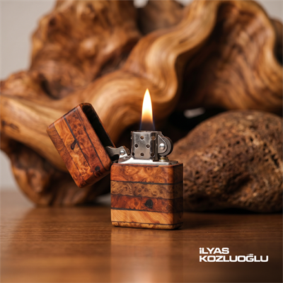 Stabilize Ahşap Çakmak Katmanlı Özel Tasarım