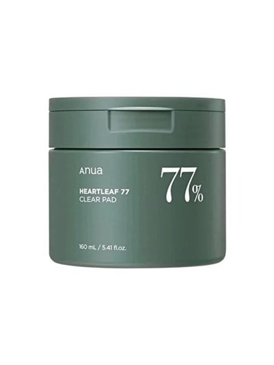 Heartleaf 77% Clear Pad Gözenek Ve Siyah Nokta Karşıtı Asitli Tonik Ped 160ml