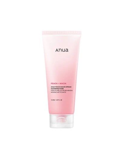 peach niacin spread cleansing foam