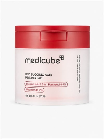 Red Succinic Acid Peeling Pad (Süksinik Asitli Kırmızı Peeling Pedi) 50ml